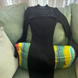 Black stretch dress